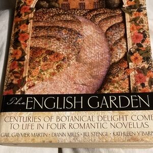 THE ENGLISH GARDEN pb book w/four romantic novellas.    $8
